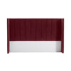 Central Park Queen Bedhead -  Wine Velvet