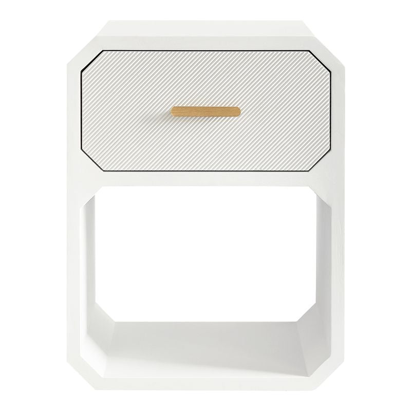Anderson Bedside Table - Small White