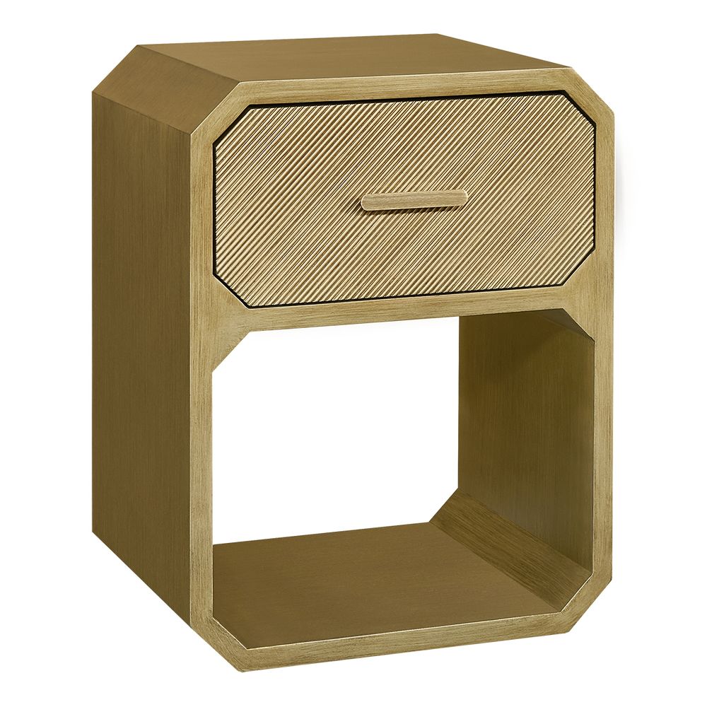 Anderson Bedside Table - Small Antique Gold