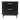 Sophia Bedside Table - Black