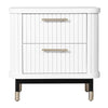 Sophia Bedside Table - White