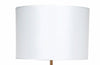 Abbey Table Drum Shade - White