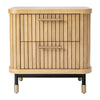 Sophia Oak Bedside Table - Natural