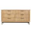 Sophia Oak 6 Drawer Chest - Natural