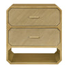 Anderson 2 Drawer Chest - Antique Gold