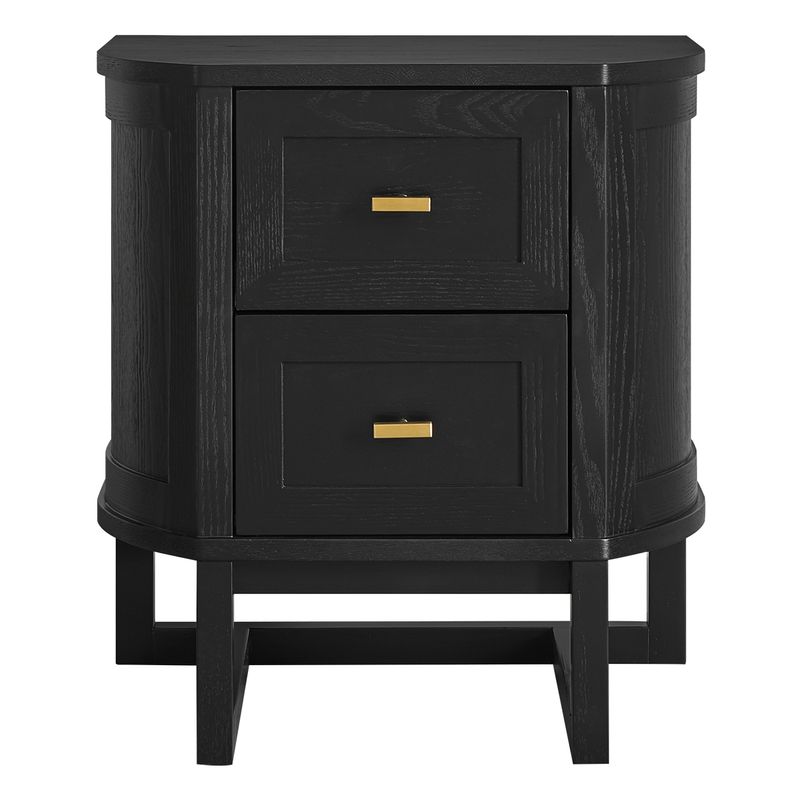 Theodore Bedside Table - Small Black
