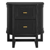 Theodore Bedside Table - Small Black