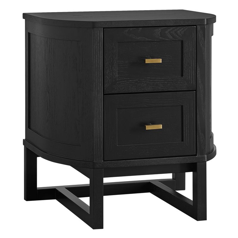 Theodore Bedside Table - Small Black