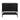 Aimee Bedside Large Table - All Black