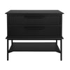 Aimee Bedside Large Table - All Black