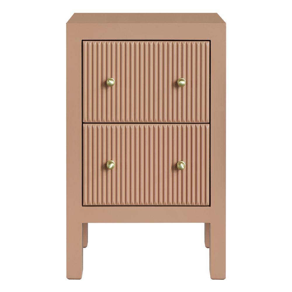 Ariana Bedside Table - Petite Mocha Mousse