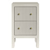 Ariana Bedside Table - Petite Grey
