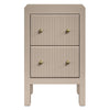 Ariana Bedside Table - Petite Beige