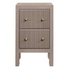 Ariana Bedside Table - Petite Taupe