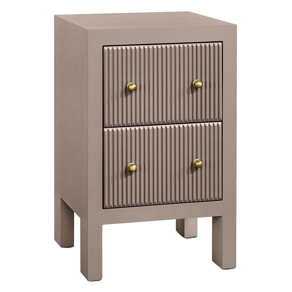 Ariana Bedside Table - Petite Taupe