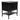Aimee Bedside Small Table - All Black