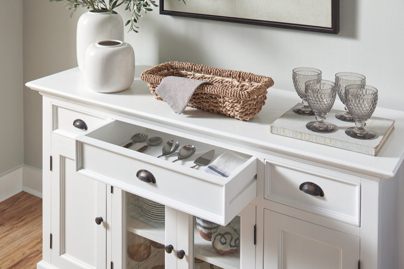 DUP Halifax Classic Buffet with 4 Doors 3 Drawers