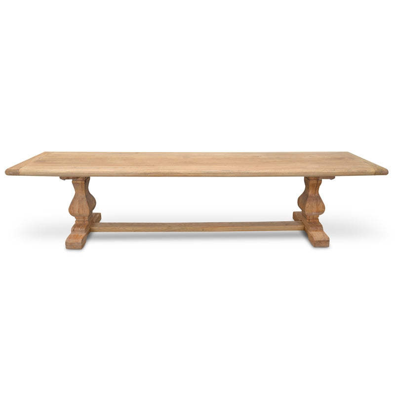 Titan 2m Reclaimed ELM Wood Bench - Natural