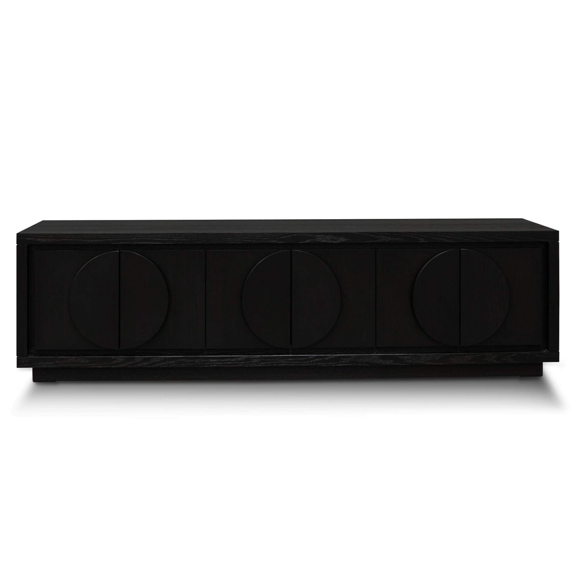 Bonnie 2m Wooden TV Entertainment Unit – Textured Espresso Black