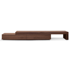 Katherine Extendable TV Entertainment Unit - Walnut Oak