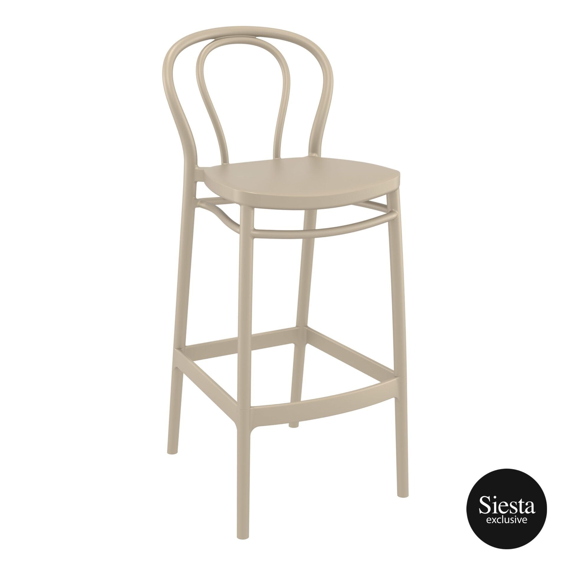 Victor Barstool 75 - Taupe