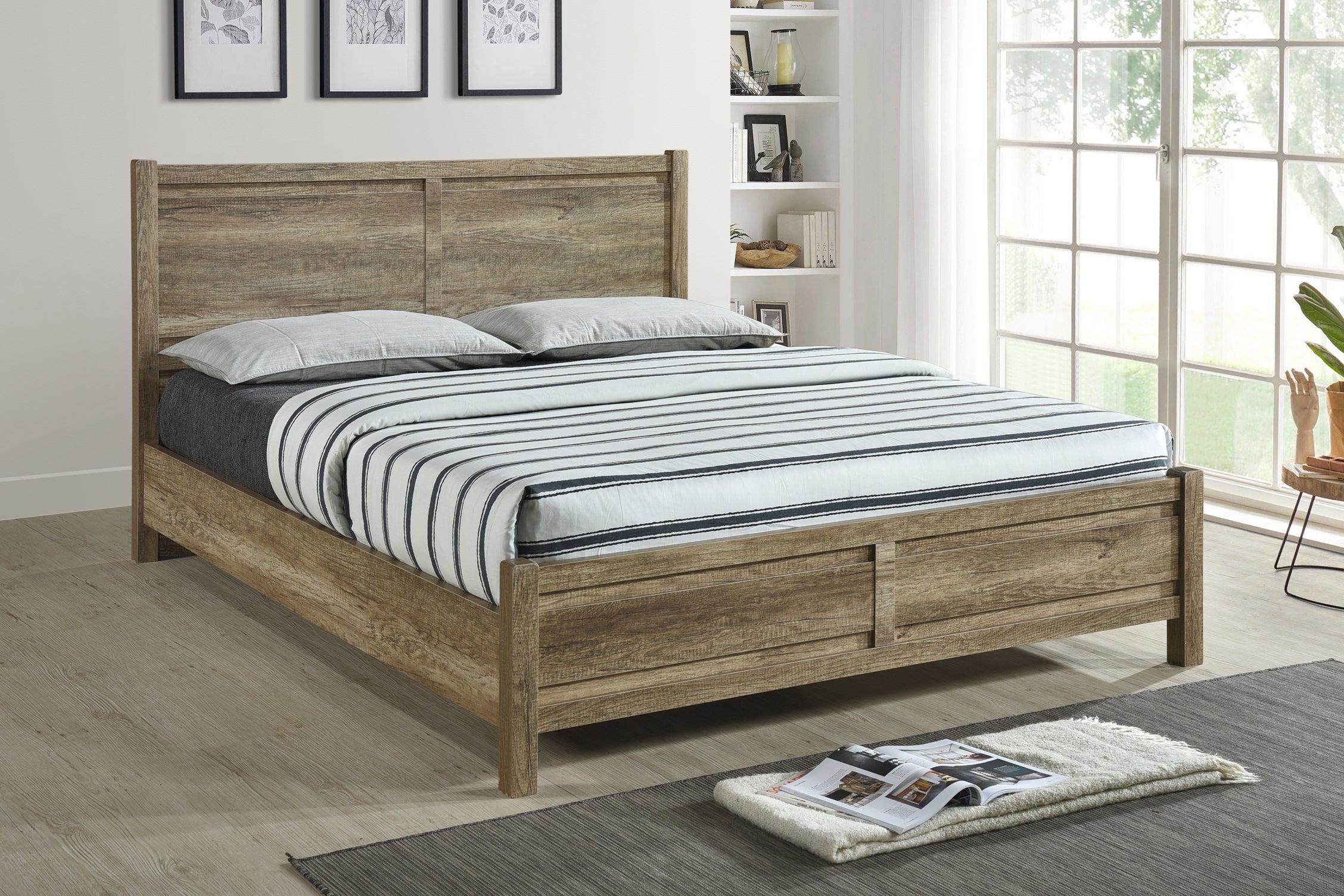 Bernice Bedframe King Size - Oak