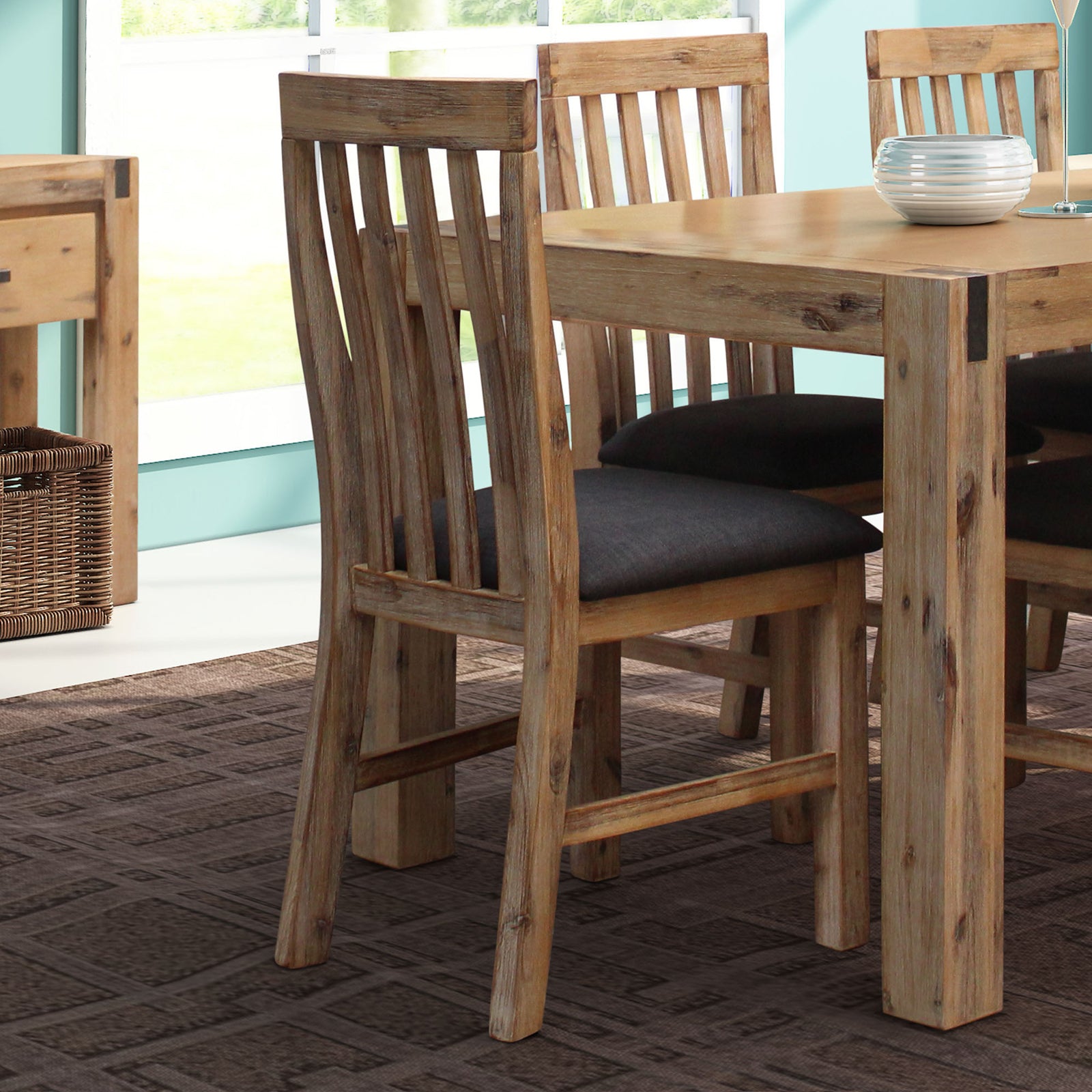 Noor Dining Chair - Oak (Set of 2)