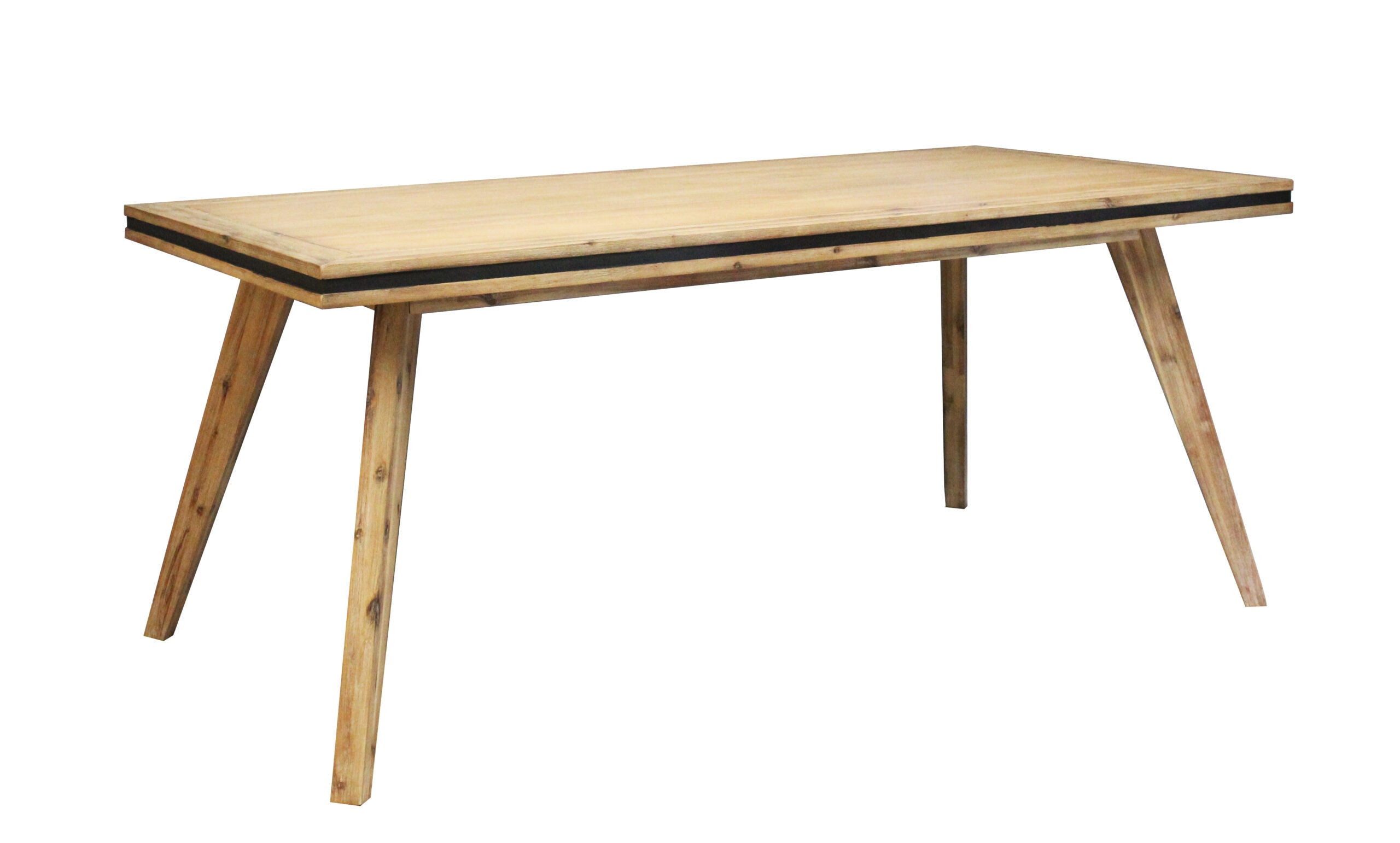 Shannon Dining Table - Silver Brush