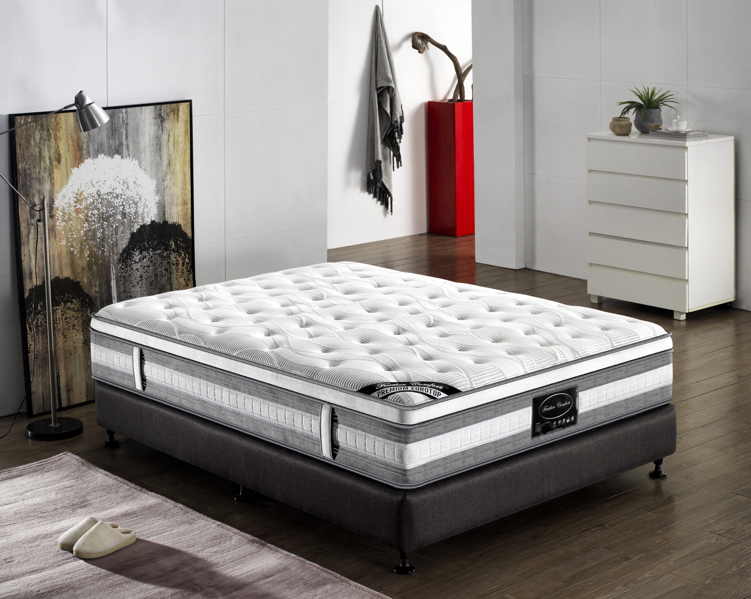 Premium Euro Top Rolled up Mattress Queen