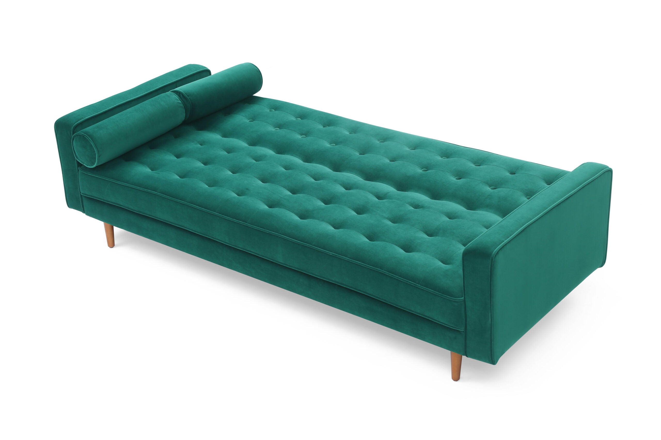 Myles Sofa Green Velvet Fabric
