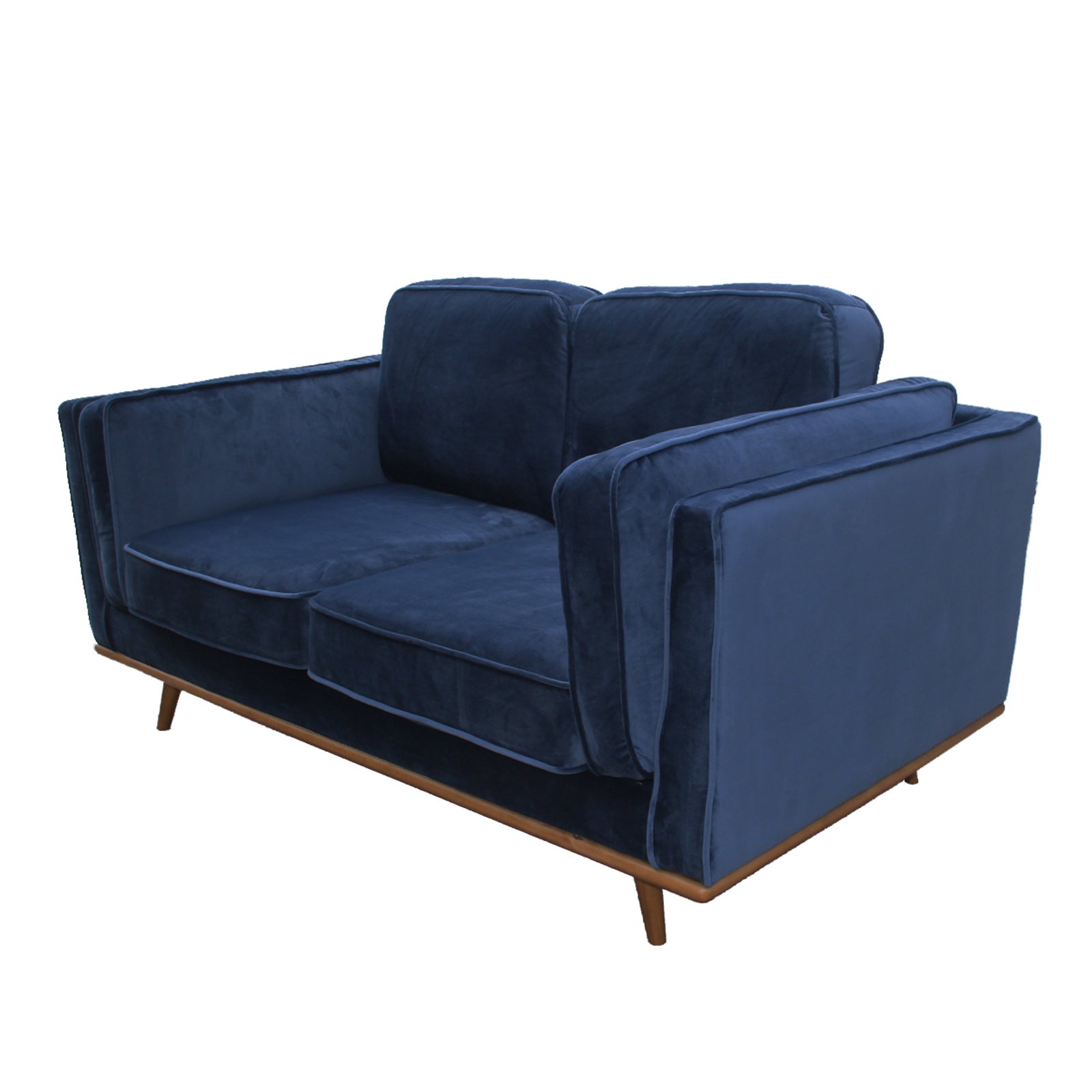 Ysabelle Sofa Fabric 2 Seater Blue