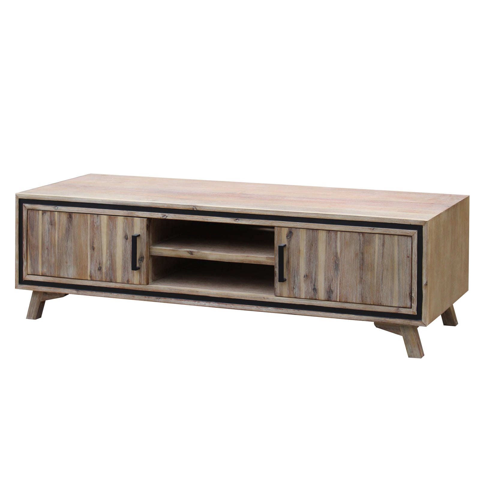 Shannon TV Cabinet Silver Brush