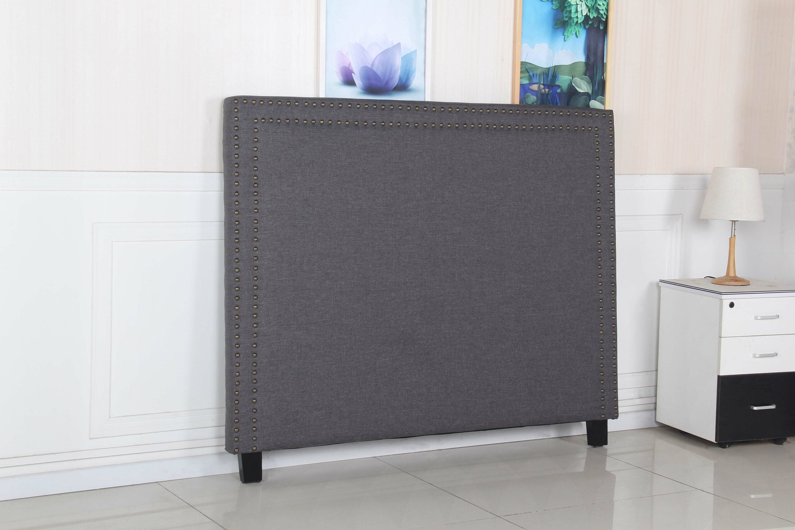 Elliot Headboard - Queen - Charcoal