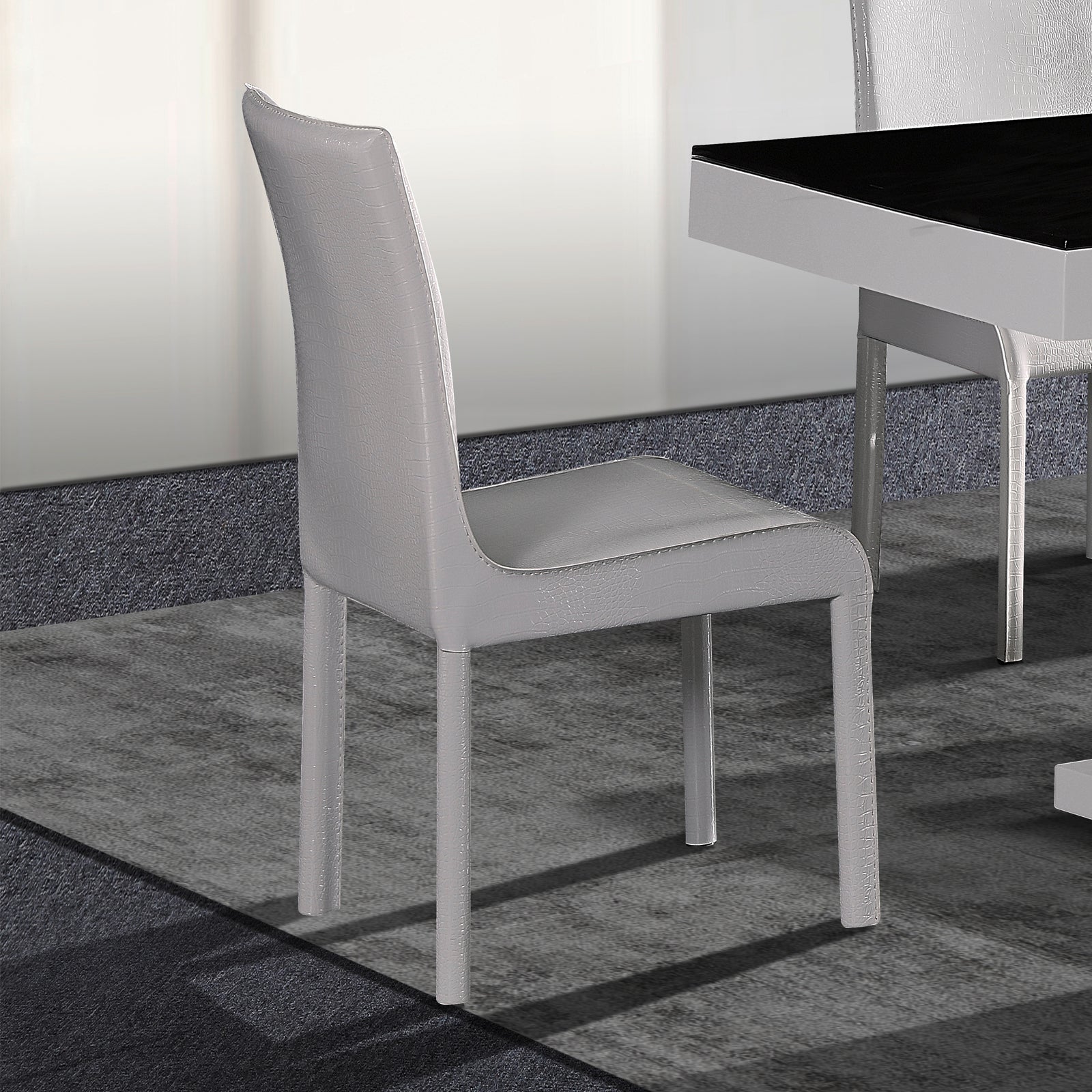 Elysha Dining Chair White Colour (Set of 2)