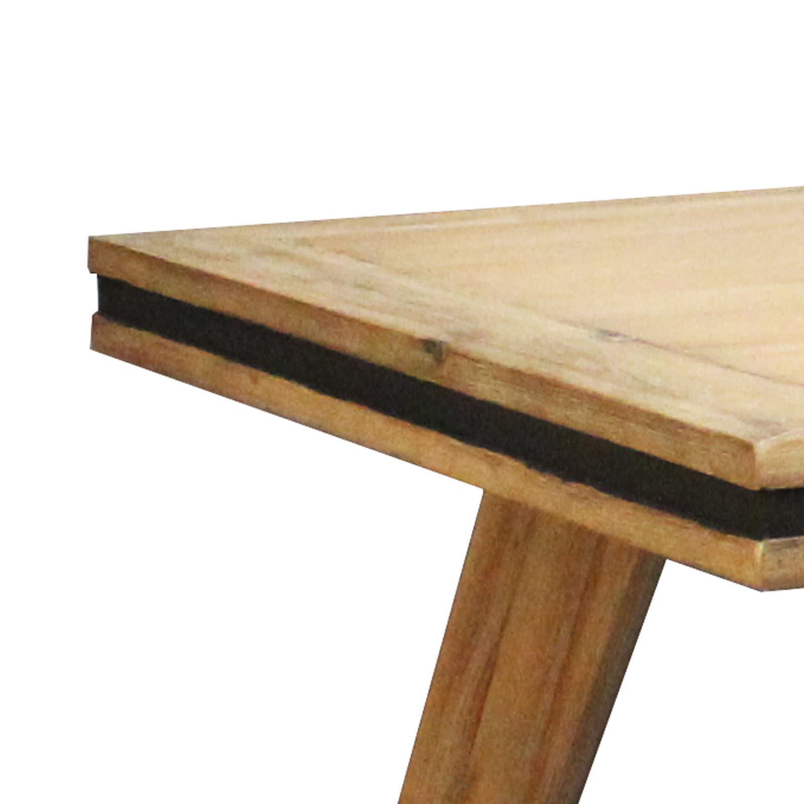 Shannon Dining Table - Silver Brush