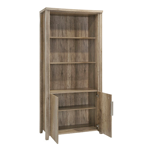Bernice Open Book Case - Oak