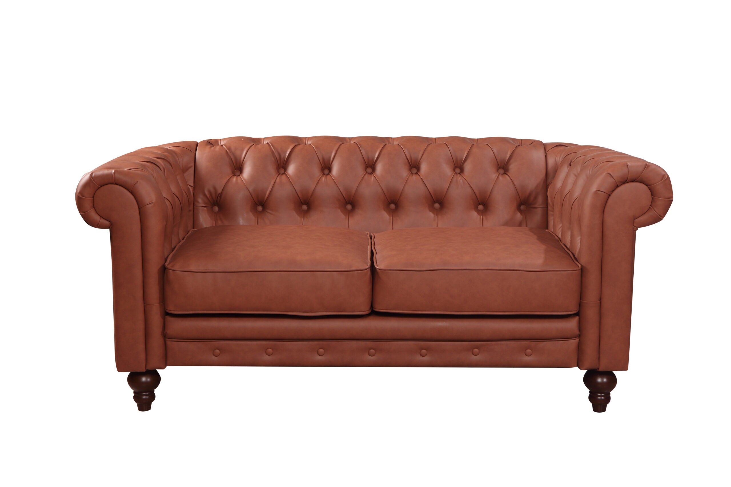 Miley 2 Pieces Sofa (3+2 Seater) Brown