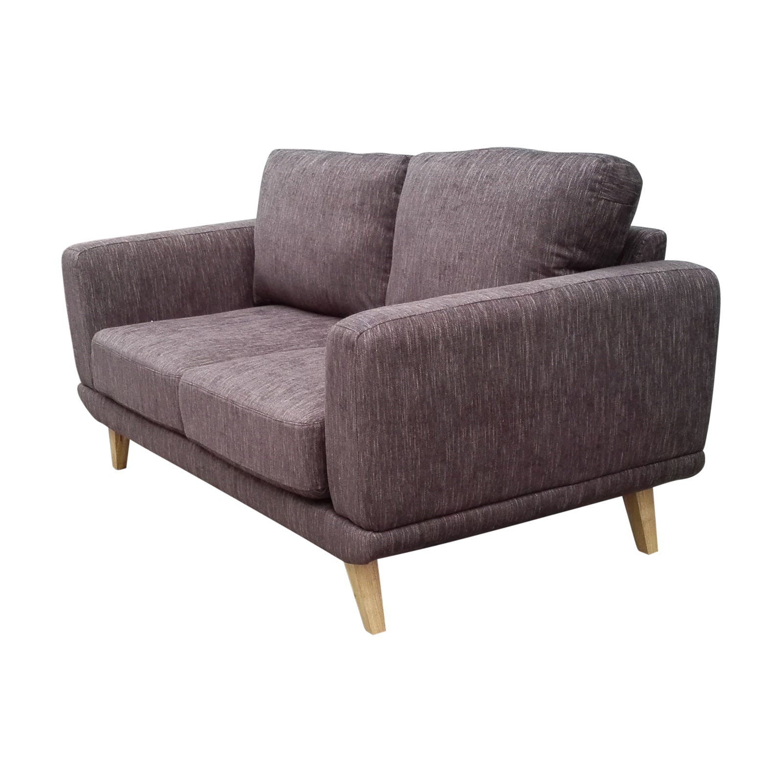 Alysha 2 Seater Fabric Sofa - Brown