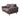 Alysha 2 Seater Fabric Sofa - Brown