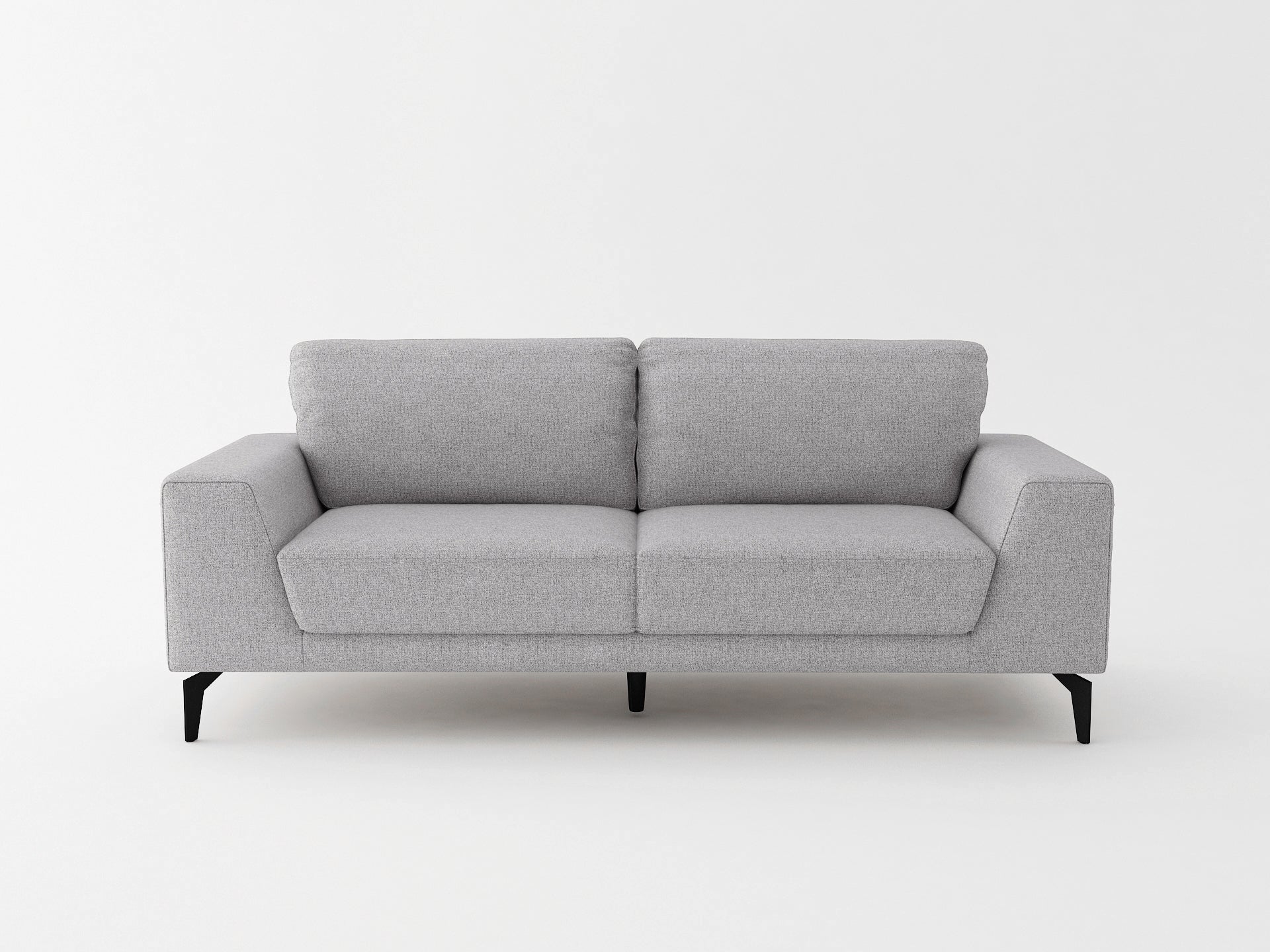 Hector Sofa Fabric 3 Seater Grey (New)