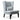 Mercer Velvet Lounge Wingback Chair in Light Texture Grey