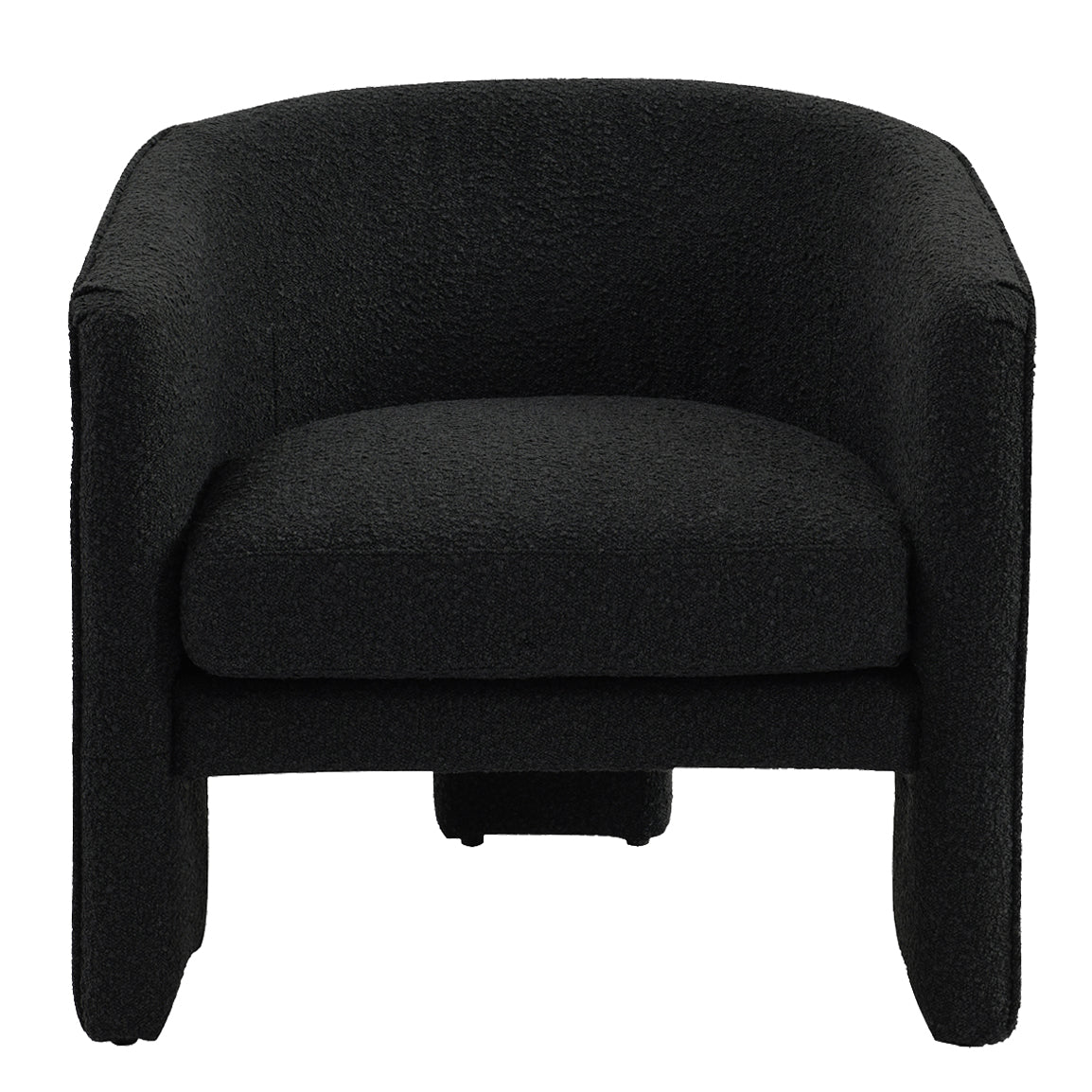 Kylie Arm Chair - Black Onyx Boucle