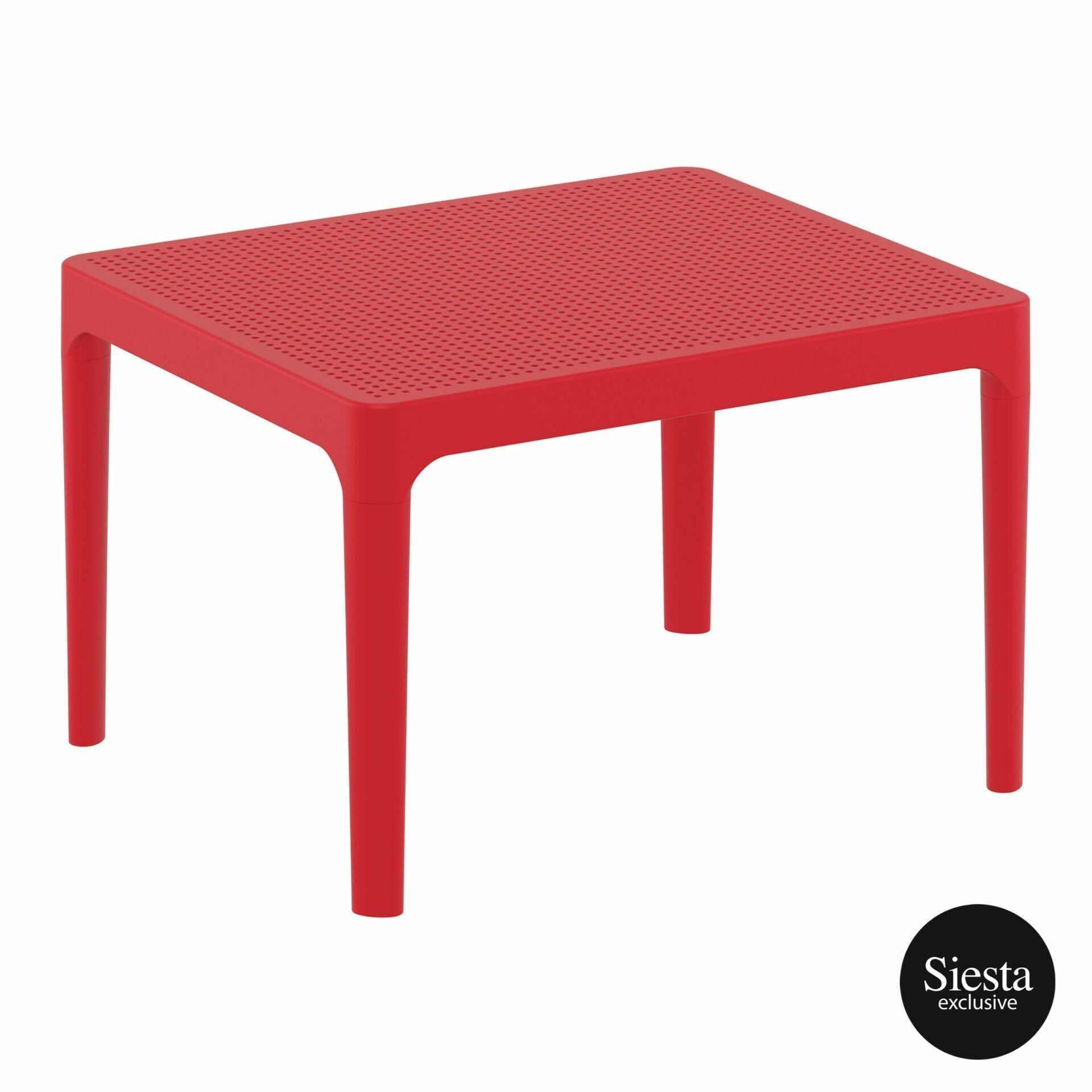 Sky Side Table 600×500 - Red