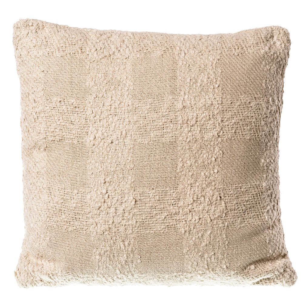 Layla Textured Cushion 75cm - Ivory