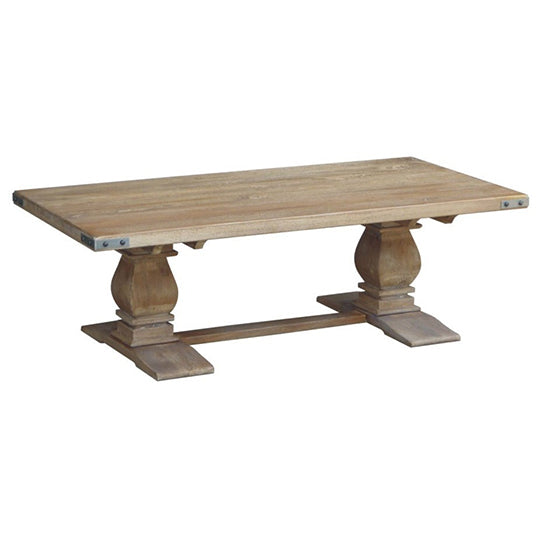 Umbrie Mango Wood Coffee Table – Honey Wash