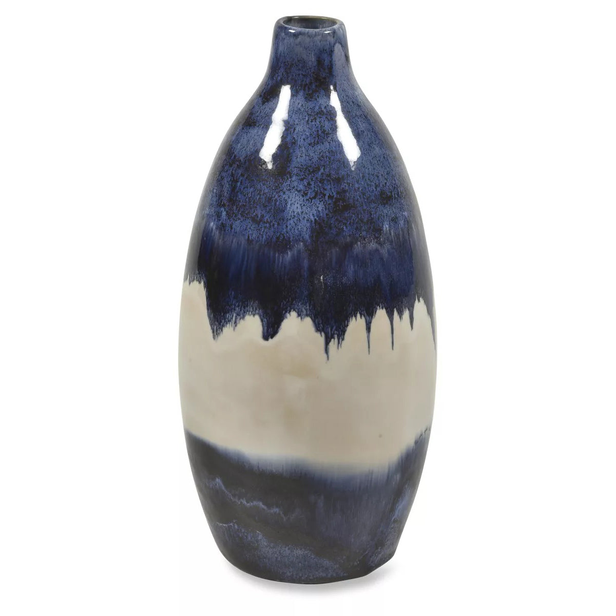 Mediterranean Ceramic Glazed Vase Large