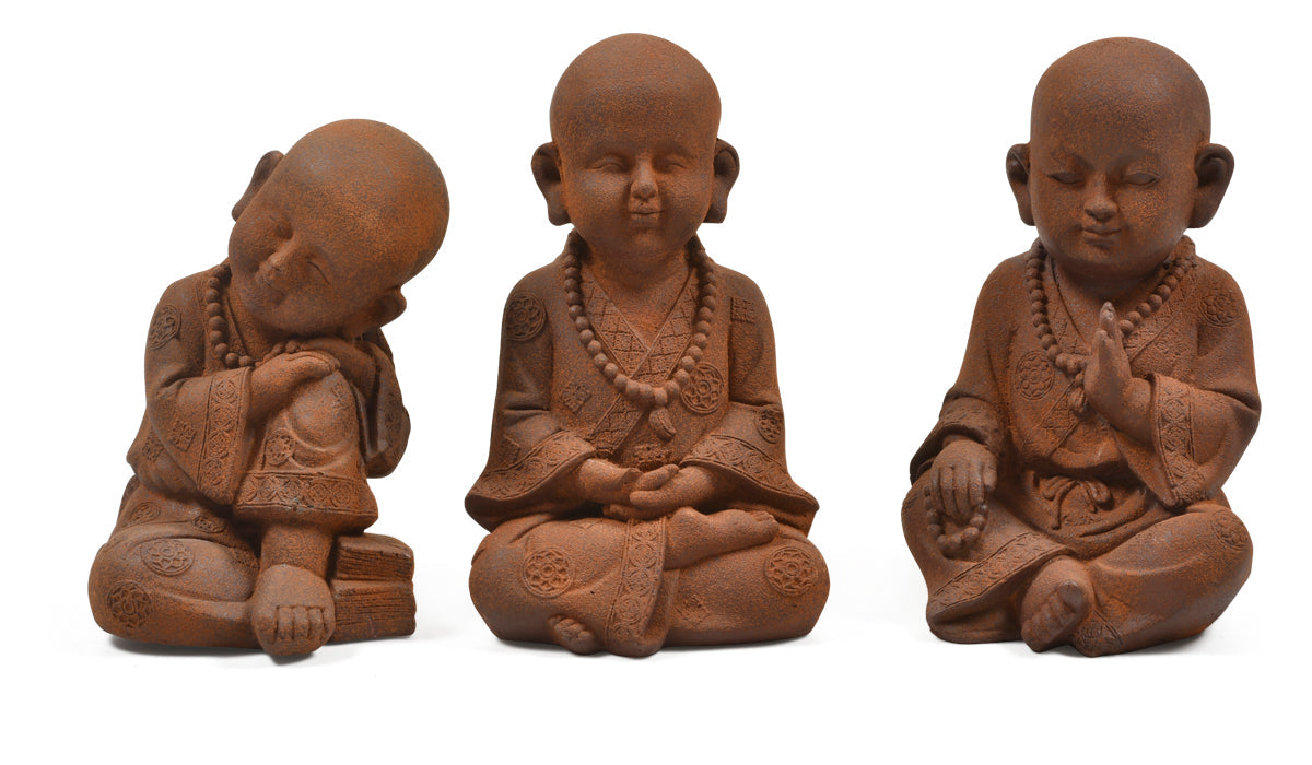 Banyu Buddha - Rust (Set of 3)