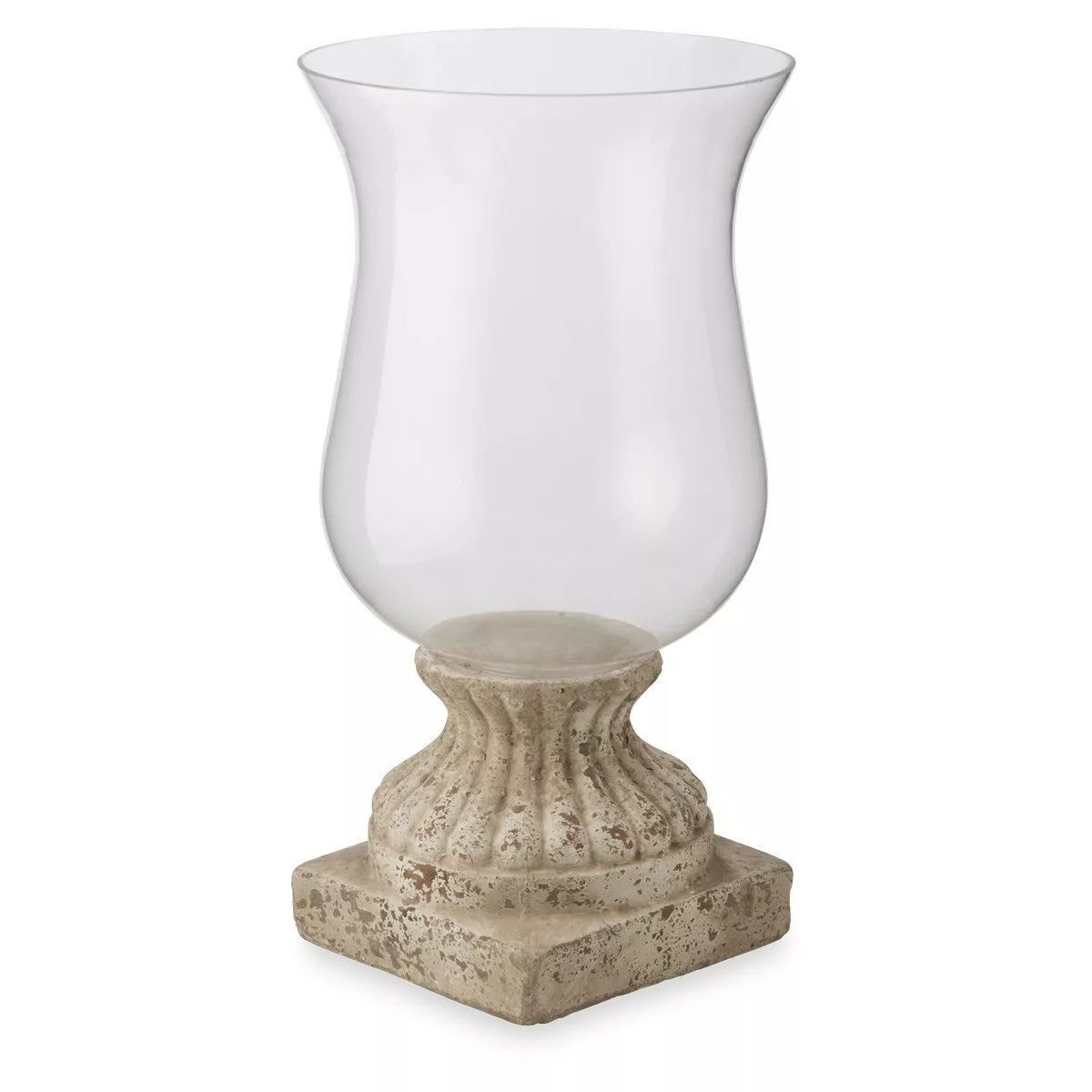 Hurricane Lamp On Stand - Large