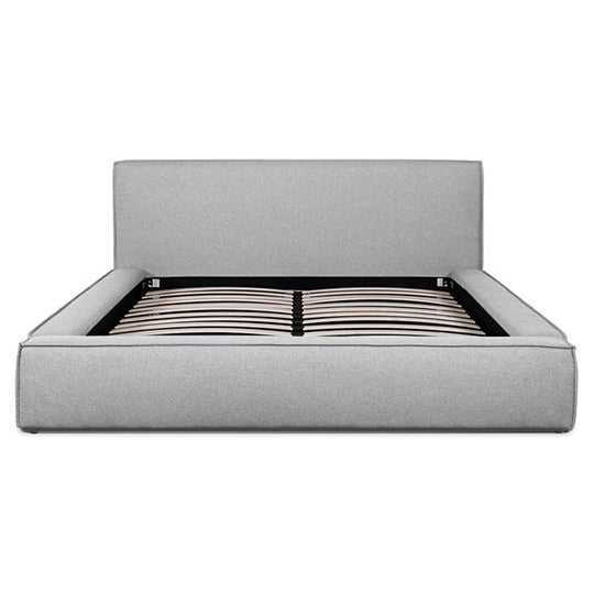 Castillo Fabric King Bed Frame – Pearl Grey