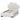 Harrell Single Bed Frame - Beige White Fleece